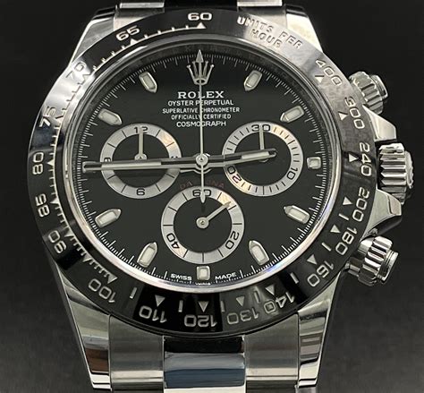 rolex daytona ceramique acier|Rolex daytona dimensions.